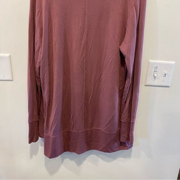 Athleta Pranyama restore wrap cardigan women’s large tawny rose pockets nirvana - Picture 12 of 16